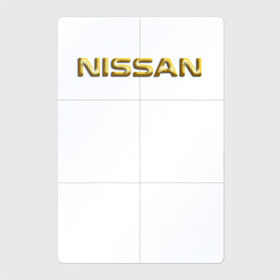 Магнитный плакат 2Х3 с принтом Авто NISSAN (золотой) в Петрозаводске, Полимерный материал с магнитным слоем | 6 деталей размером 9*9 см | Тематика изображения на принте: nissan | авто | автомобили | мужчине | ниссан | подарок