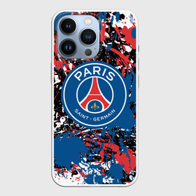 Чехол для iPhone 13 Pro с принтом PSG БРЫЗГИ КРАСОК СПОРТ в Петрозаводске,  |  | colors | paints | paris saint germain | psg | saint | sport | брызги | брызги красок | краски | париж | псг | псж | спорт | футбол