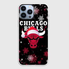 Чехол для iPhone 13 Pro Max с принтом НОВОГОДНИЙ CHICAGO BULLS 2022 СНЕЖИНКИ в Петрозаводске,  |  | Тематика изображения на принте: 2022 | 23 | basketball | bulls | chicago bulls | jordan | logo | michael jordan | nba | red | sport | баскетбол | быки | джордан | лого | майкл джордан | новогодний чикаго булс | новый год | спорт | чикаго буллс | чикаго булс новый год