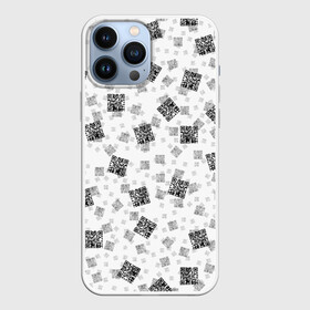 Чехол для iPhone 13 Pro Max с принтом PATTERN | QR CODE в Петрозаводске,  |  | patern | pattern | qr code | qr код | qrcode | qrкод | quick response code | куар | куар код | кью ар код | матричных штриховых кодов | патерн | паттерн | штриховых кодов