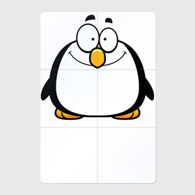 Магнитный плакат 2Х3 с принтом Глазастый пингвин в Петрозаводске, Полимерный материал с магнитным слоем | 6 деталей размером 9*9 см | арктика | девушкам | детский | детям | для детей | зима | крылья | лёд | мороз | пингвин | природа | птица | холод