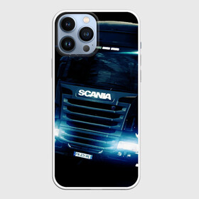 Чехол для iPhone 13 Pro Max с принтом SCANIA Дальнобой 2022 в Петрозаводске,  |  | грузовик | дальнобойщик | машина | тягач | фура