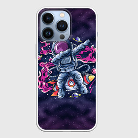 Чехол для iPhone 13 Pro с принтом ASTRONAUT DABBING в Петрозаводске,  |  | dab | space | star | астронавт | астрономия | галактика | даб | даббинг | звезды | земля | космонавт | космос | луна | марс | планета | ракета