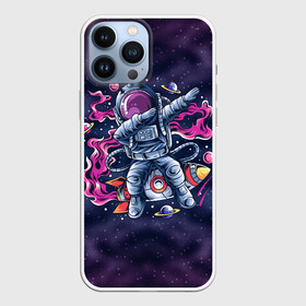 Чехол для iPhone 13 Pro Max с принтом ASTRONAUT DABBING в Петрозаводске,  |  | dab | space | star | астронавт | астрономия | галактика | даб | даббинг | звезды | земля | космонавт | космос | луна | марс | планета | ракета