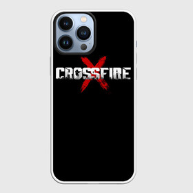 Чехол для iPhone 13 Pro Max с принтом CROSSFIREX LOGO ORIGINAL GAME в Петрозаводске,  |  | counter srtike | cross fire | cross fire x | crossfire | crossfirex | cs | cs go | игра | кросс файр | кросс файр х | кроссфайр