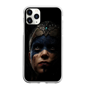 Чехол для iPhone 11 Pro матовый с принтом Hellblade 2022 в Петрозаводске, Силикон |  | викинги | девушка | игра | племя | средневековье