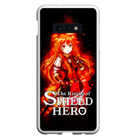 Чехол для Samsung S10E с принтом Рафталия в огне - The Rising of the Shield Hero в Петрозаводске, Силикон | Область печати: задняя сторона чехла, без боковых панелей | anime | light novel | manga | rafutaria | the rising of the shield hero | аниме | восхождение героя щита | енотовидная собака | императрица кутенро | клановый герой | клановый герой катаны | манга | повелительница | рабыня