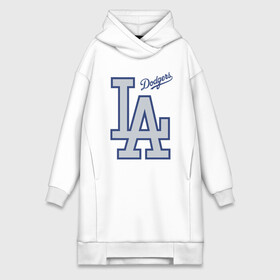 Платье-худи хлопок с принтом Los Angeles Dodgers - baseball team в Петрозаводске,  |  | baseball | dodgers | los angeles | team | бейсбол | лосанжелес | сша