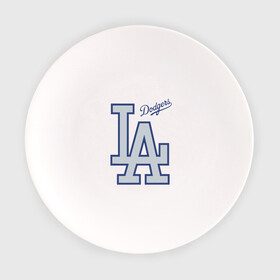 Тарелка с принтом Los Angeles Dodgers - baseball team в Петрозаводске, фарфор | диаметр - 210 мм
диаметр для нанесения принта - 120 мм | Тематика изображения на принте: baseball | dodgers | los angeles | team | бейсбол | лосанжелес | сша