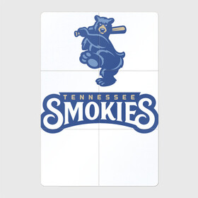 Магнитный плакат 2Х3 с принтом Tennessee smokies - baseball team в Петрозаводске, Полимерный материал с магнитным слоем | 6 деталей размером 9*9 см | Тематика изображения на принте: baseball | bat | bear | team | tennessee | usa | бейсбол | бита | медведь