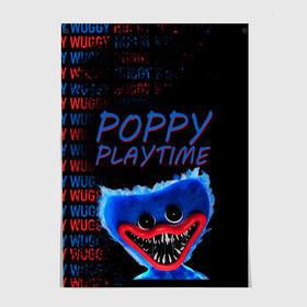 Постер с принтом Хагги ВАГГИ | Poppy Playtime в Петрозаводске, 100% бумага
 | бумага, плотность 150 мг. Матовая, но за счет высокого коэффициента гладкости имеет небольшой блеск и дает на свету блики, но в отличии от глянцевой бумаги не покрыта лаком | huggy waggy | poppy playtime | в топе | игра | как у всех | кукла | монстр | плэйтайм | подарок | попи плей тайм | попиплейтам | поппи плейтайм | поппиплэйтайм | рекомендации | удивить | хагги вагги | хаги ваги