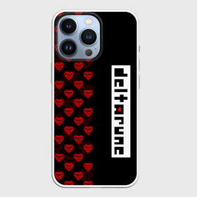 Чехол для iPhone 13 Pro с принтом HALF PATTERN | DELTARUNE | LOGO в Петрозаводске,  |  | deltarune | deltarune 2 | game | undertale символ | дельта | дельтарун | дельтарун 2 | знак руин андертейл | значок дельтарун пиксель | игра | руна