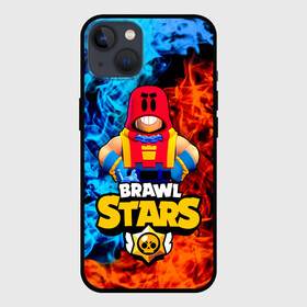 Чехол для iPhone 13 с принтом ГРОМ БРАВЛ СТАРС GROM BRAWL STARS ОГОНЬ в Петрозаводске,  |  | brawl | brawl stars | brawler | grom | stars | боец | бравл старс | бравлер | брол старс | гром | мобильная игра | новый | хроматик | хроматические | хроматический боец | эпич