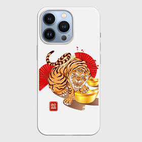 Чехол для iPhone 13 Pro с принтом Золотой тигр 2022 Tigr в Петрозаводске,  |  | 2022 | new year | tiger | water tiger | водяной тигр | символ года