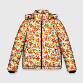 Зимняя куртка для мальчиков 3D с принтом Пицца (Pizza) в Петрозаводске, ткань верха — 100% полиэстер; подклад — 100% полиэстер, утеплитель — 100% полиэстер | длина ниже бедра, удлиненная спинка, воротник стойка и отстегивающийся капюшон. Есть боковые карманы с листочкой на кнопках, утяжки по низу изделия и внутренний карман на молнии. 

Предусмотрены светоотражающий принт на спинке, радужный светоотражающий элемент на пуллере молнии и на резинке для утяжки | fast food | pizza | pizzeria | блюдо | быстрое питание | еда | жратва | завтрак | застол | ингредиенты для пиццы | итальянская еда | корм | кухня | кушанье | лепёшка | обед | перекус | пирог | пицца | пиццерия | пища