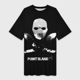 Платье-футболка 3D с принтом Point Blank Free Rebels в Петрозаводске,  |  | ctforce | free rebels | point blank | project blackout | динозавр | игры | миротворец | повстанец