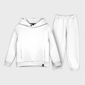 Детский костюм хлопок Oversize с принтом ФК Краснодар white logo в Петрозаводске,  |  | быки | галицкий | краснодар | премьер лига | российский футбол | россия | рпл | фк краснодар | футбол