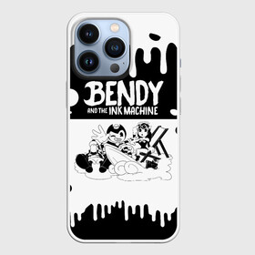 Чехол для iPhone 13 Pro с принтом БЕНДИ И АЛИСА | BENDY AND THE INK MACHINE в Петрозаводске,  |  | alice angel | bendy | bendy and the ink machine | ангел алиса | бенди | бенди и чернильная машина | большие чудеса | взлёты и падения | движущиеся картинки | последняя бобина | старая песня