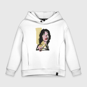 Детское худи Oversize хлопок с принтом Andy Warhol   Mick Jagger pop art в Петрозаводске, френч-терри — 70% хлопок, 30% полиэстер. Мягкий теплый начес внутри —100% хлопок | боковые карманы, эластичные манжеты и нижняя кромка, капюшон на магнитной кнопке | andy warhol | celebrity | mick jagger | rolling stones | sketch | знаменитость | мик джаггер | ролинг стоунз | энди уорхол | эскиз