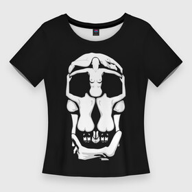 Женская футболка 3D Slim с принтом Voluptas Mors  Salvador Dali в Петрозаводске,  |  | dali | mors | salvador | skull | voluptas | дали | испания | испанский | картина | сальвадор | художник | череп