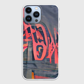 Чехол для iPhone 13 Pro Max с принтом Надпись граффити в Петрозаводске,  |  | graffiti | grunge | гранж | граффити | депрессивный | красный | панк