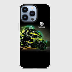 Чехол для iPhone 13 Pro с принтом YAMAHA   famous racing team в Петрозаводске,  |  | helmet | japan | motorcycle | pilot | power | racing | speed | team | yamaha | гонка | мотоцикл | пилот | скорость | шлем | ямаха