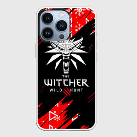 Чехол для iPhone 13 Pro с принтом Новогодний | ВЕДЬМАК | THE WITCHER в Петрозаводске,  |  | geralt | the witcher | the witcher wild hunt | witcher | ведьмак | ведьмак 3 | геральт | сериал