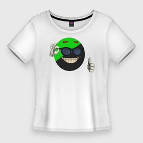 Женская футболка 3D Slim с принтом анприм в Петрозаводске,  |  | анархизм | анприм | дубинка | ежепалка | каво | класс | мем | мемы | палец вверх | первобытность | пещера | примитивизм | рофл | угавуга