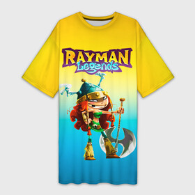Платье-футболка 3D с принтом Rayman Legends Barbara в Петрозаводске,  |  | barbara | rayman legends | барбара | легенды раймана | легенды раймонда | легенды реймана | райман легендс | рейман легендс