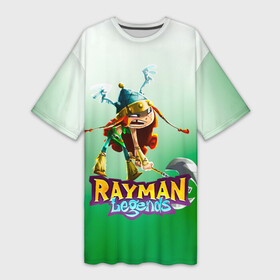 Платье-футболка 3D с принтом Rayman Legends Барбара в Петрозаводске,  |  | barbara | rayman legends | барбара | легенды раймана | легенды раймонда | легенды реймана | райман легендс | рейман легендс