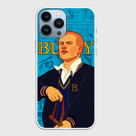 Чехол для iPhone 13 Pro Max с принтом Bully, Джимми Хопкинс в Петрозаводске,  |  | bullworth academy | bully | canis canem edit | академия буллворта | булворт | булли | джимми хопкинс | игры | питбуль