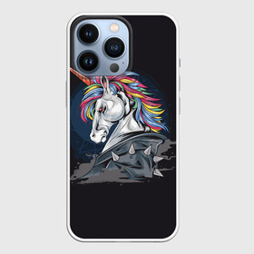 Чехол для iPhone 13 Pro с принтом ЕдиноРожец в Петрозаводске,  |  | брутал | единорог | лошадь | пони | шипы