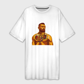 Платье-футболка 3D с принтом Конор МакГрегор  чемпион UFC в двух весах. в Петрозаводске,  |  | conor | conor mcgregor | mcgregor | mma | ufc | конор | конор макгрегор | конормакгрегор | макгрегор | мистик мак | мма | юфс