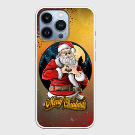 Чехол для iPhone 13 Pro с принтом SANTA LOVE YOU | NEW YEAR в Петрозаводске,  |  | 2022 | affect | christmas | frost | love | new year | santa claus | дед мороз | дедушка мороз | любимая | любимый | любовь | мороз | надписи | надпись | наступающий год | новогодний | новый год | рождественский | рождество