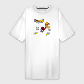 Платье-футболка хлопок с принтом Rayman Legends, Рэйман в Петрозаводске,  |  | rayman legends | легенды раймана | легенды раймонда | легенды реймана | райман легендс | рейман | рейман легендс | рэйман