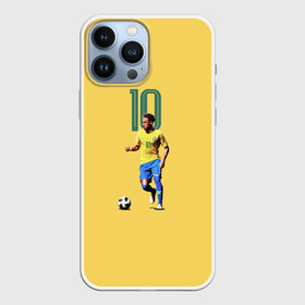 Чехол для iPhone 13 Pro Max с принтом Неймар Сборная Бразилии в Петрозаводске,  |  | Тематика изображения на принте: psg | бразилия | неймар | псж | сборная бразилии | футбол