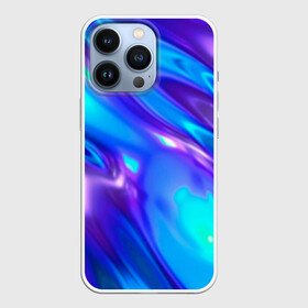 Чехол для iPhone 13 Pro с принтом Neon Holographic в Петрозаводске,  |  | abstract | art | gradient | holographic | neon | pop | retro wave | stripes | vaporwave | wave | абстракция | арт | вапорвейв | вейпорвейв | волны | голографический | градиент | красочный | неоновый | переливы | перламутровый | полосы | поп