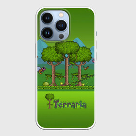 Чехол для iPhone 13 Pro с принтом Лесок в Террарии в Петрозаводске,  |  | game | games | teraria | terraria | игра | игры | терартия | террария