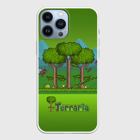 Чехол для iPhone 13 Pro Max с принтом Лесок в Террарии в Петрозаводске,  |  | game | games | teraria | terraria | игра | игры | терартия | террария