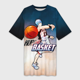 Платье-футболка 3D с принтом Kuroko no basket  Kuroko Tetsuya в Петрозаводске,  |  | kuroko no basket | kuroko no basuke | kuroko s basketball | kuroko tetsuya | tetsuya kuroko | аниме баскетбол | баскетбол куроко | куроко | куроко тетсуя | куроку | тетсуя куроко | тецуя куроко