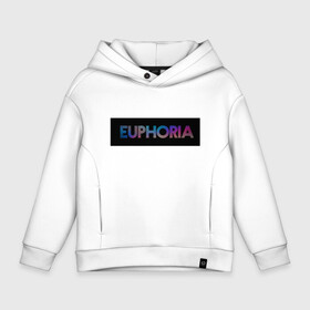 Детское худи Oversize хлопок с принтом сериал Euphoria   Эйфория в Петрозаводске, френч-терри — 70% хлопок, 30% полиэстер. Мягкий теплый начес внутри —100% хлопок | боковые карманы, эластичные манжеты и нижняя кромка, капюшон на магнитной кнопке | zendaya | зендея | ру беннетт | сериал euphoria | эйфория