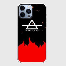 Чехол для iPhone 13 Pro Max с принтом [30 Seconds to Mars]   Fire в Петрозаводске,  |  | Тематика изображения на принте: 30 seconds to mars | 30 секунд до марса | джаред лето | музыка | рок