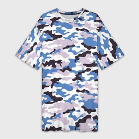 Платье-футболка 3D с принтом Модный Красочный Камуфляж в Петрозаводске,  |  | camouflage | military | армия | боец | ввс | вдв | вмф | военный камуфляж | воин | война | гру | десантник | дшб | камуфляж | кгб | маскировка | масхалат | мвд | милитари | мчс | омон | охота | охрана | патриот | пво