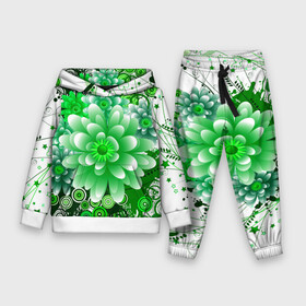 Детский костюм 3D (с толстовкой) с принтом Яркая пышная летняя зелень в Петрозаводске,  |  | Тематика изображения на принте: бабочки | весна | зеленый | зелень | краски | лето | растения | цветы | яркий