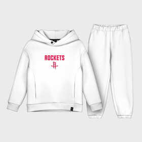 Детский костюм хлопок Oversize с принтом HOUSTON ROCKETS NBA | ХЬЮСТОН РОКЕТС НБА в Петрозаводске,  |  | Тематика изображения на принте: basketball | club | game | houston | nba | rockets | sport | team | баскет | баскетбол | игра | клуб | мяч | нба | рокетс | спорт | сша | хьюстон