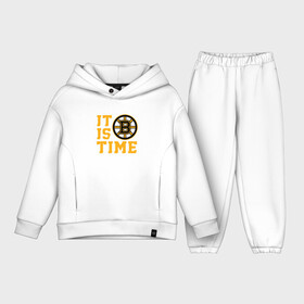 Детский костюм хлопок Oversize с принтом It Is Boston Bruins Time, Бостон Брюинз в Петрозаводске,  |  | Тематика изображения на принте: boston | boston bruins | bruins | hockey | nhl | usa | бостон | бостон брюинз | нхл | спорт | сша | хоккей | шайба