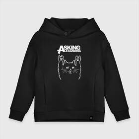 Детское худи Oversize хлопок с принтом Asking Alexandria Рок кот в Петрозаводске, френч-терри — 70% хлопок, 30% полиэстер. Мягкий теплый начес внутри —100% хлопок | боковые карманы, эластичные манжеты и нижняя кромка, капюшон на магнитной кнопке | asking alexandria | аскин александрия | аскинг александриа | аскинг александрия | группы | метал | музыка | рок | рок кот | роккот | хэви метал | электроникор