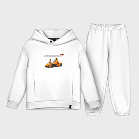 Детский костюм хлопок Oversize с принтом McLaren   Motorsport в Петрозаводске,  |  | car | mclaren | motorsport | power | racing | team | автомобиль | автоспорт | гонка | мощь