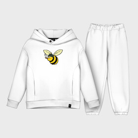 Детский костюм хлопок Oversize с принтом Пчелка в каске с сигарой в Петрозаводске,  |  | bee | каска | пчела | пчелка
