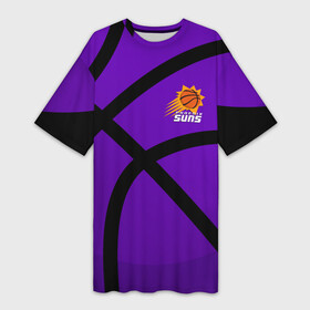 Платье-футболка 3D с принтом Phoenix Suns Феникс Санз в Петрозаводске,  |  | basketball | mvp | nba | phoenix | rdnba | sport | streetball | suns | аризона | баскетбол | игра | крис пол | мяч | нба | санс | спорт | стритбол | тренер | финикс | чемпион